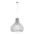 Eglo 61715 - Luster na sajli TINDORI 1xE27/60W/230V prečnika 50 cm, beo