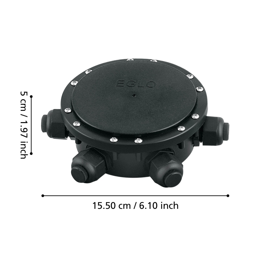 Eglo 61728 - Vodootporna spojna kutija sa 6 izlaza CONNECTOR BOX 230V IP68