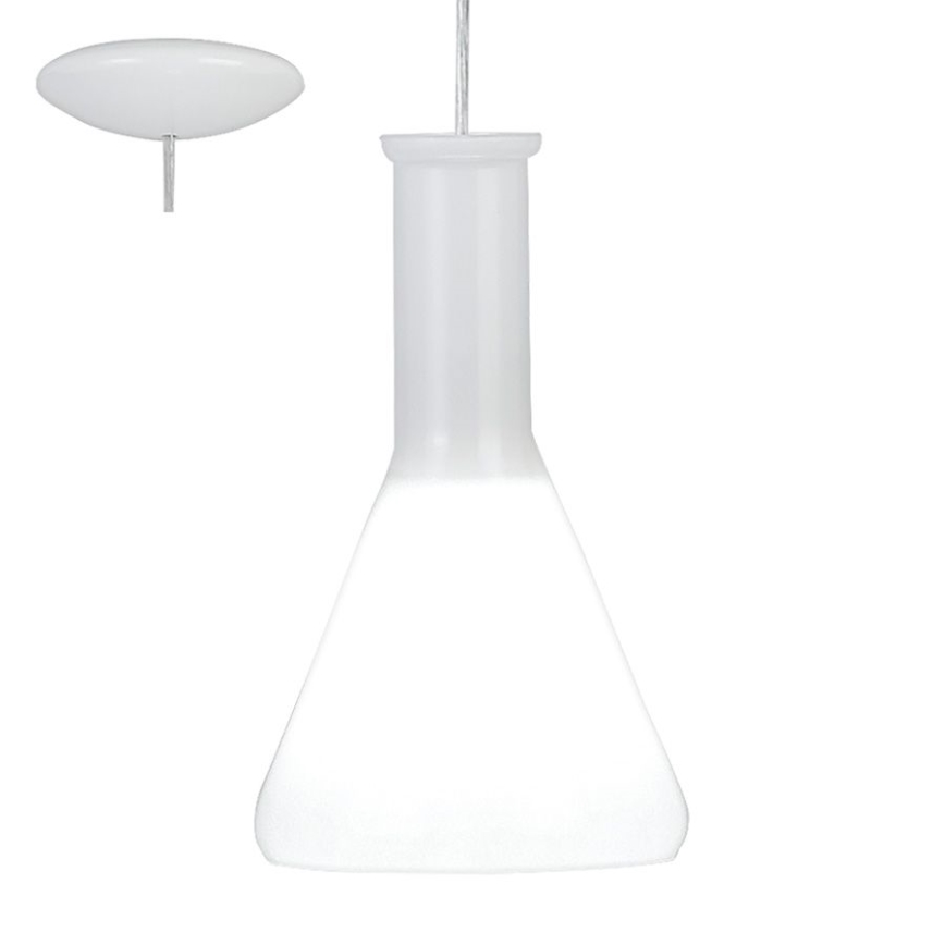 Eglo 62264 - Luster na sajli PASCOA PRO 1xE27/60W/230V 16,8 cm bela
