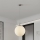 Eglo 63271 - Luster na sajli PIEDALE 1xE27/60W/230V, prečnik 43 cm, matni hrom