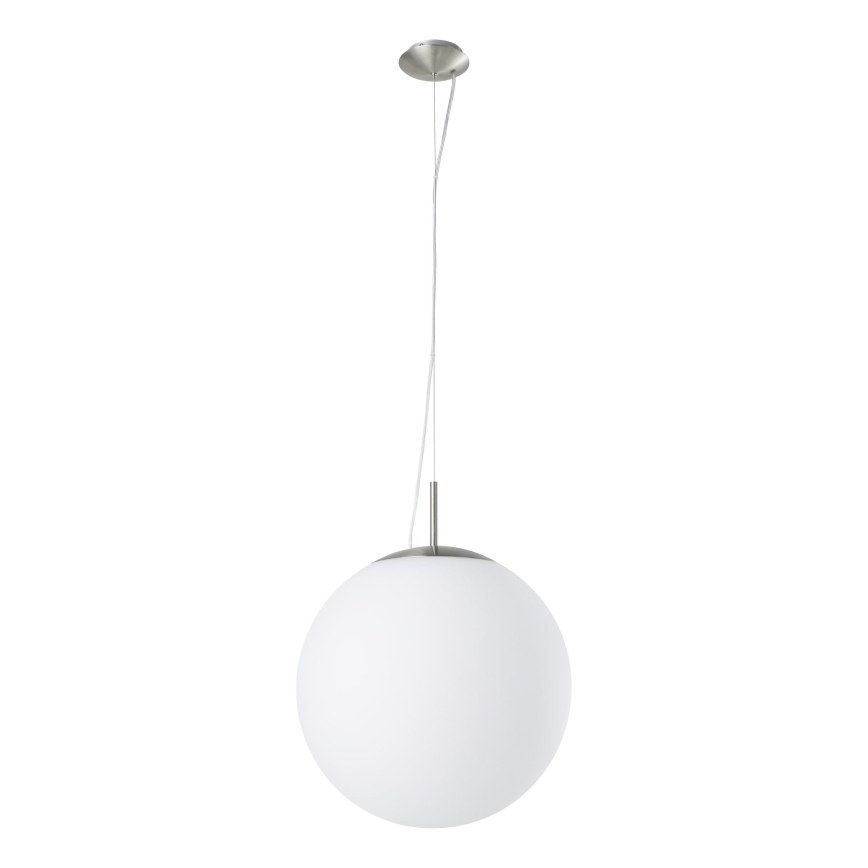 Eglo 63271 - Luster na sajli PIEDALE 1xE27/60W/230V, prečnik 43 cm, matni hrom