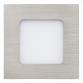 Eglo 64598 - LED ugradno svetlo FUEVA 1 PRO LED/2,8W/230V 4000K 8,5x8,5 cm mat hrom