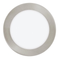 Eglo 64615 - LED ugradna svetiljka FUEVA 1 PRO LED/10,5W/230V 3000K prečnik 17 cm matni hrom