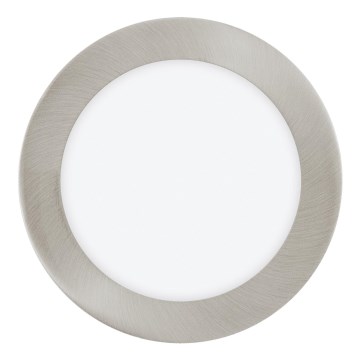 Eglo 64615 - LED ugradna svetiljka FUEVA 1 PRO LED/10,5W/230V 3000K prečnik 17 cm matni hrom