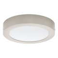 Eglo 64716 - LED plafonsko svetlo FUEVA PRO LED/19W/230V 4000K prečnik 22,5 cm mat hrom