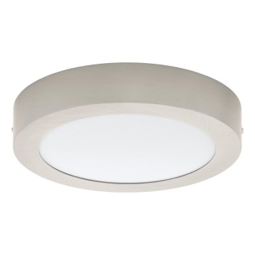 Eglo 64716 - LED plafonsko svetlo FUEVA PRO LED/19W/230V 4000K prečnik 22,5 cm mat hrom