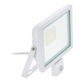 Eglo 64875 - LED reflektor sa senzorom FILETTI LED/20W/230V 3000K IP44 bela