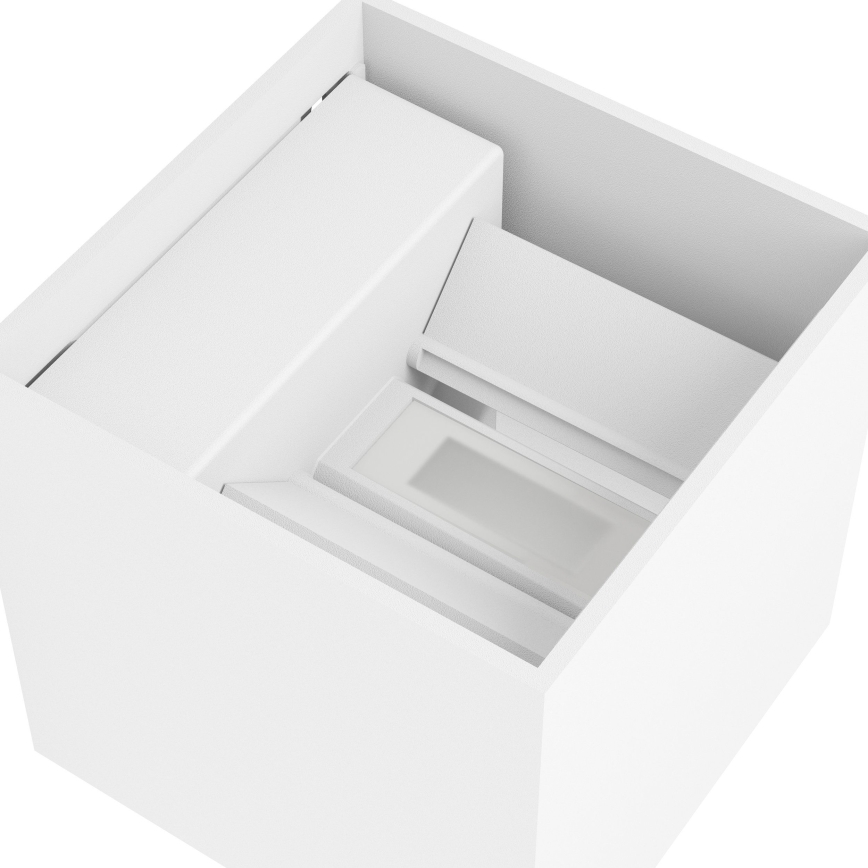 Eglo - LED prigušiva spoljašnje punjivo zidno svetlo sa senzorom pokreta i sumraka LED/2,2W/5V IP44 bela