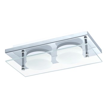 Eglo 75327 -  LED plafonsko svetlo ABIOLA 2xLED/6W/230V sjajni hrom