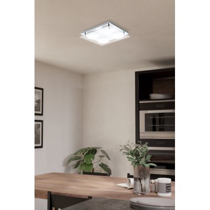 Eglo 75329 - LED plafonsko svetlo ABIOLA 4xLED/6W/230V sjajni hrom