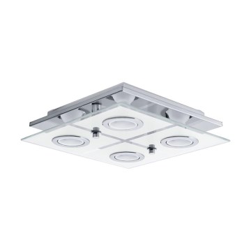 Eglo 75378 - LED RGBW prigušiva stropna svetiljka CABO-C 4xGU10/4W/230V + daljinski upravljač