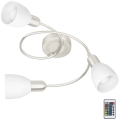 Eglo 75388 - LED RGBW prigušiva plafonska svetiljka GRIMSEY-C 3xE14/4W/230V + daljinski upravljač