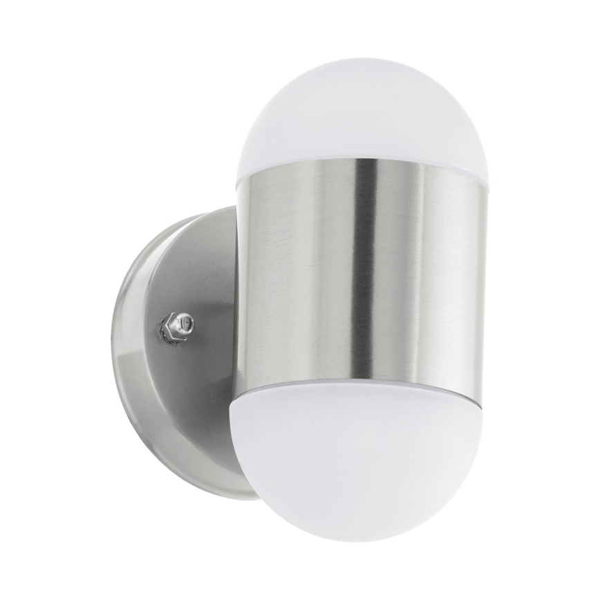 Eglo 75392 - LED spoljašnje zidno svetlo MEROLA 2xLED/3,7W/230V IP44 mat hrom