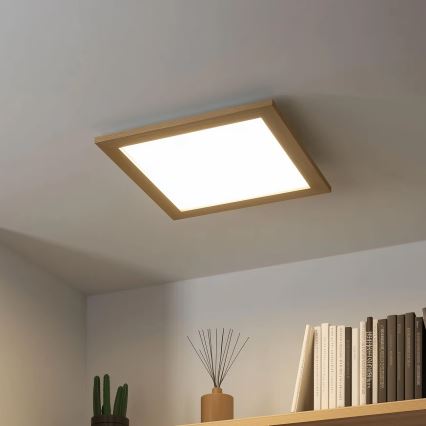 Eglo 75643 - LED plafonsko svetlo CALEMAR LED/19W/230V 4000K 43,7 x 43,7 cm hrast
