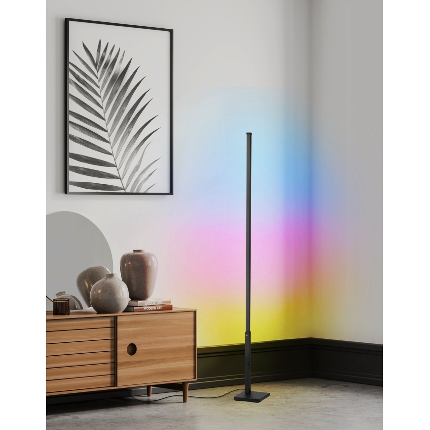 Eglo - LED RGB prigušiva stojeća lampa LED/13,5W/230V 2700-6500K + daljinski upravljač