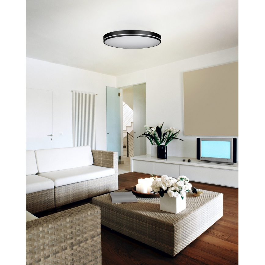 Eglo - LED prigušiva stropna svetiljka LED/22W/230V 3000-6500K + daljinski upravljač