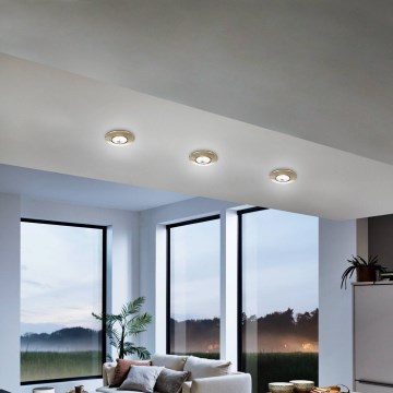Eglo 75765 - Komplet 3x LED ugradnih svetala ZUJAR LED/3,4W/230V, mat hrom