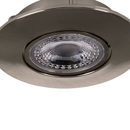 Eglo 75765 - Komplet 3x LED ugradnih svetala ZUJAR LED/3,4W/230V, mat hrom