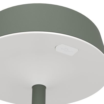 Eglo - LED prigušiva solarna punjiva dodirna stona lampa LED/3W/5V 3000-6000K 1800 mAh IP44 zelena