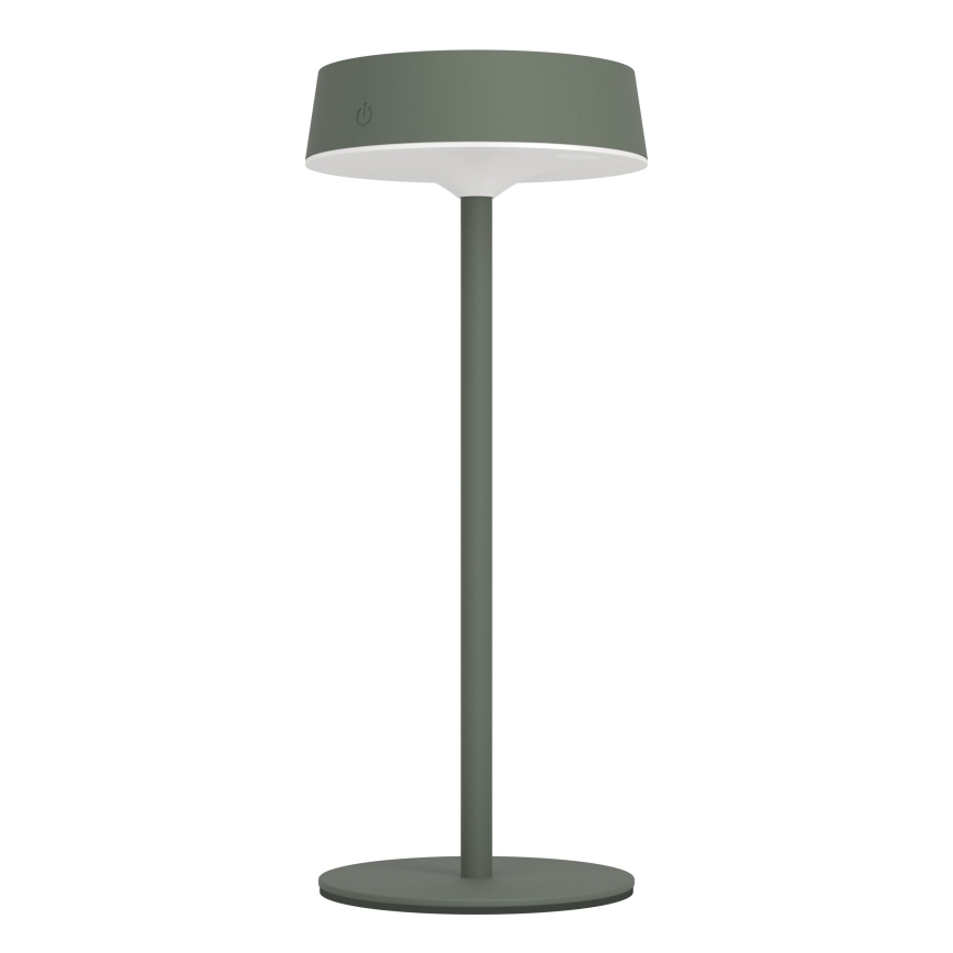 Eglo - LED prigušiva solarna punjiva dodirna stona lampa LED/3W/5V 3000-6000K 1800 mAh IP44 zelena