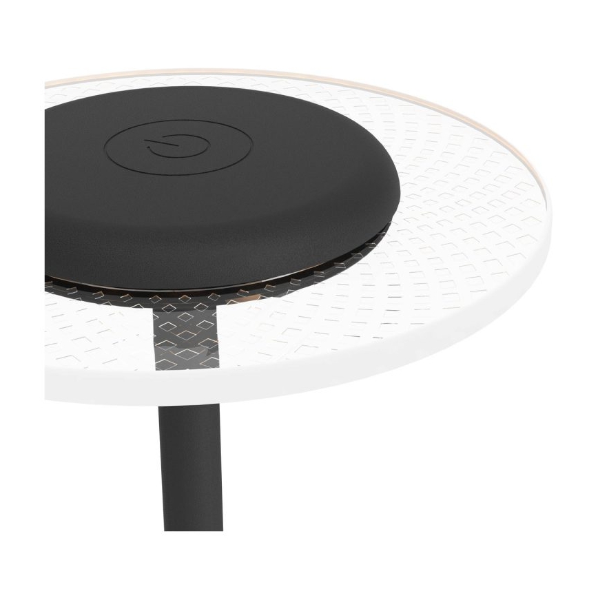 Eglo - LED RGBW prigušiva punjiva dodirna stona lampa LED/5V 2000 mAh crna