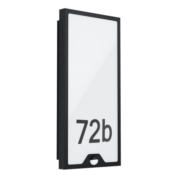 Eglo 780421 - LED svetlo za kućni broj sa senzorom CASAZZA LED/16W/230V IP44