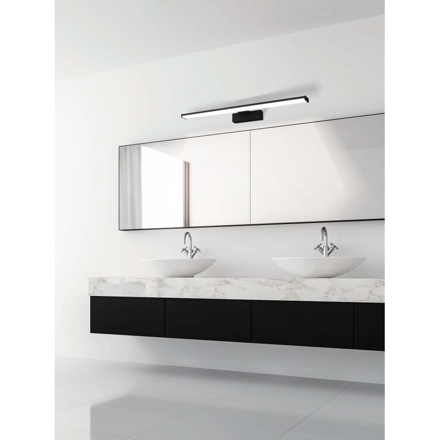 Eglo 780431 - LED osvetljenje za kupatilsko ogledalo BETETA LED/11W/230V 60 cm IP44 crna