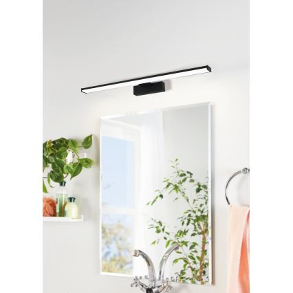 Eglo 780431 - LED osvetljenje za kupatilsko ogledalo BETETA LED/11W/230V 60 cm IP44 crna