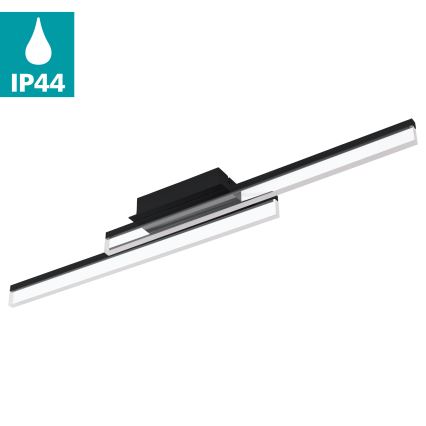Eglo 780433 - LED plafonsko svetlo za kupatilo YANGUAS, 2xLED/11W/230V, 3000K, IP44, crna