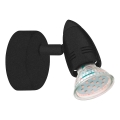 Eglo 780443 - LED zidno spot svetlo SABADELL 1xGU10/2,8W/230V 3000K crna