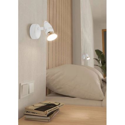 Eglo 780447 - LED zidno spot svetlo SABADELL 1xGU10/2,8W/230V 3000K belo