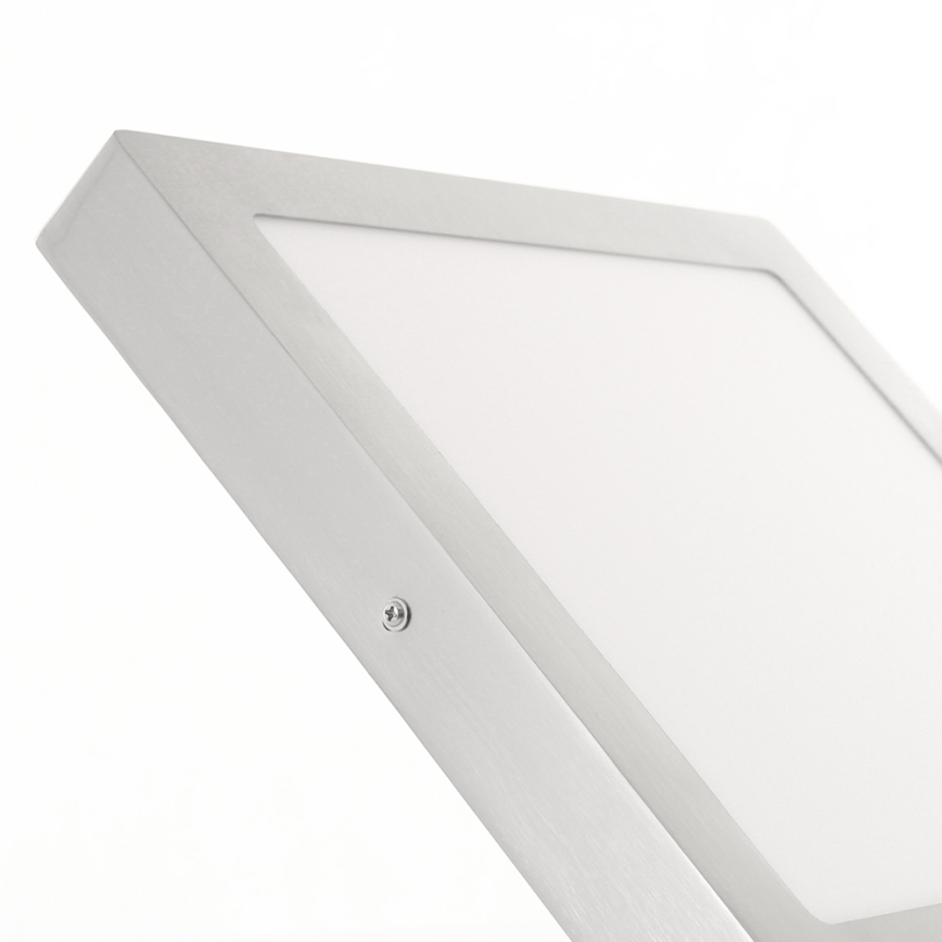 Eglo 78218 - LED plafonsko svetlo FUEVA LED/22W/230V 30x30 cm mat hrom