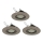Eglo 78705 - SET od 3 LED ugradnih svetiljki PENETO 1xGU10/3,3W/230V mat hrom