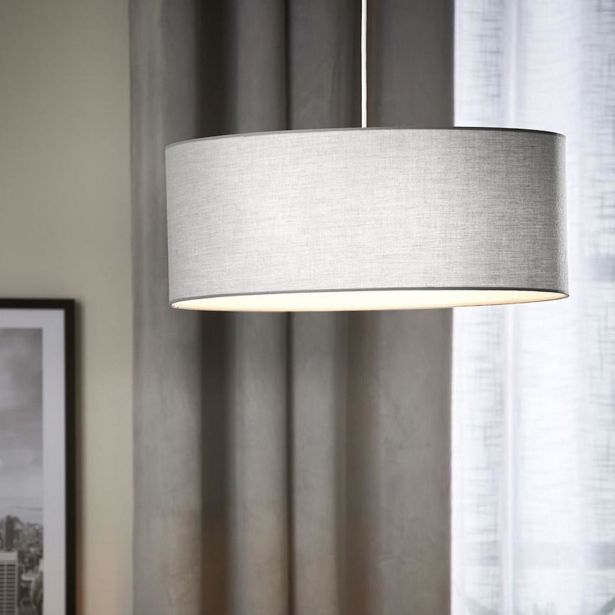 Eglo 79067 - Luster na sajli SITIA 3xE27/60W/230V siva