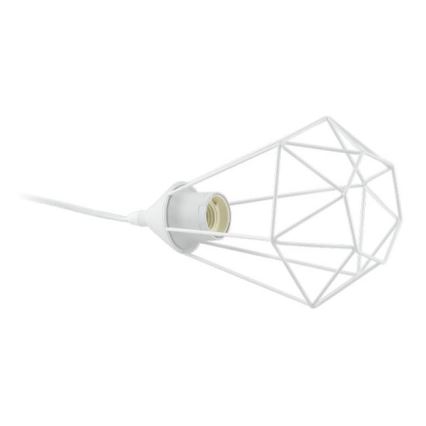 Eglo 79085 - Stona lampa za utičnicu BYRON 1xE27/40W/230V bela