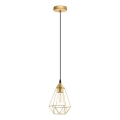 Eglo 79259 - Luster na sajli BYRON 1xE27/60W/230V mesing