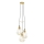 Eglo 79262 - Luster na sajli BYRON 3xE27/60W/230V mesing