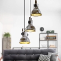 Eglo 79371 - Viseći luster BARNSTAPLE na sajli 3xE27/40W/230V braon/patina