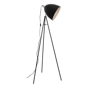 Eglo 79377 - Podna lampa MAREPERLA 1xE27/60W/230V crna