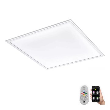 Eglo 79467 - LED prigušiva stropna svetiljka POZZALLO LED/21W/230V 2700-6500K 45x45 cm bela + daljinski upravljač