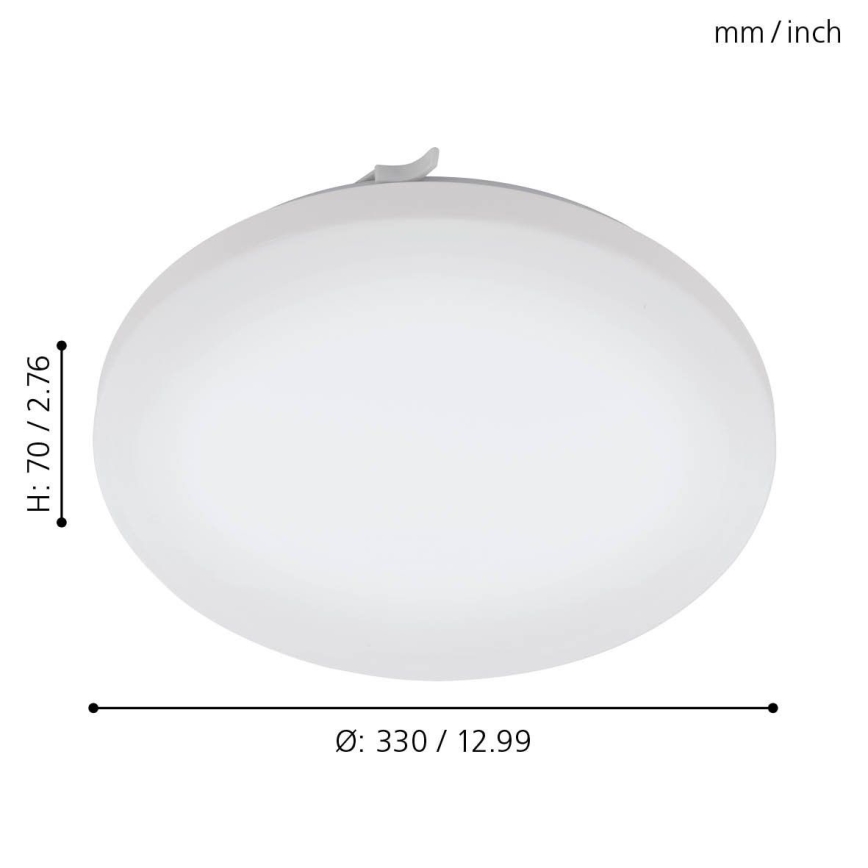 Eglo 79523 - LED plafonsko svetlo za kupatilo TUSCOLA LED/14,6W/230V IP44