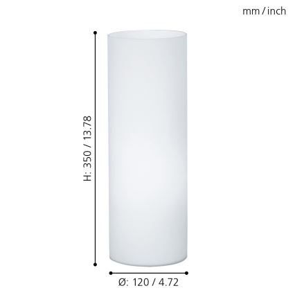 Eglo - Stona lampa 1xE27/60W/230V