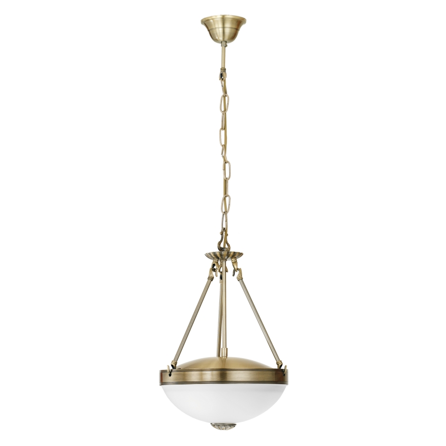 EGLO - Luster na lancu 2xE27/60W/230V bronzan
