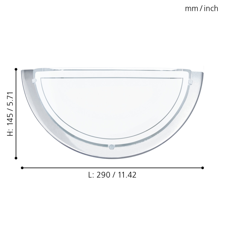 EGLO - Zidno svetlo 1xE27/60W