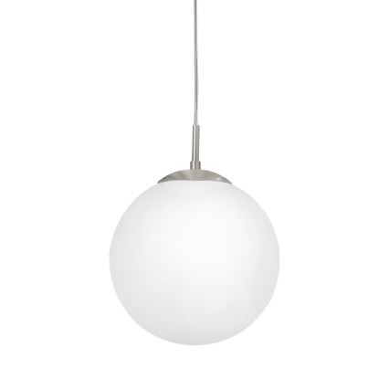 EGLO - Luster na sajli 1xE27/60W/230V prečnik 25 cm bela