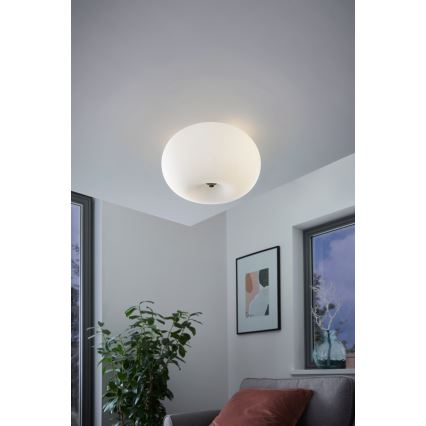 EGLO - Plafonsko svetlo OPTICA, 2x E27/60W, prečnika 28 cm