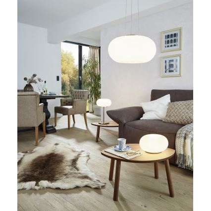 EGLO - Luster na sajli OPTICA 2xE27/60W, prečnik 35 cm