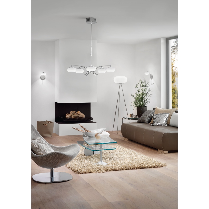 EGLO - Podna lampa OPTICA 2xE27/60W, Ø 35 cm