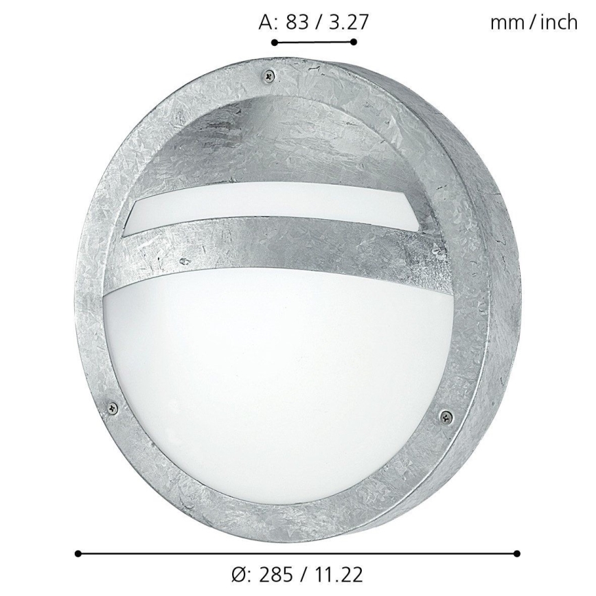 Eglo 88119 - Spoljašnja zidna svetiljka SEVILLA 1xE27/15W/230V IP44