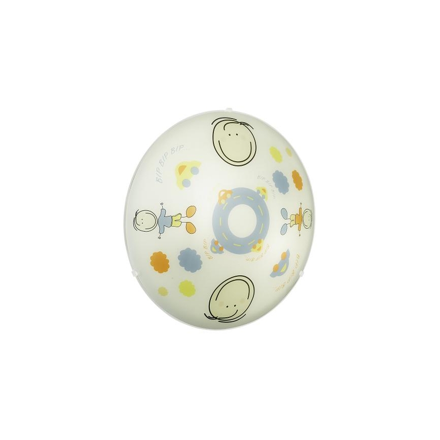 EGLO 88972 - Dečije plafonsko svetlo JUNIOR 2  2xE27/60W šareno